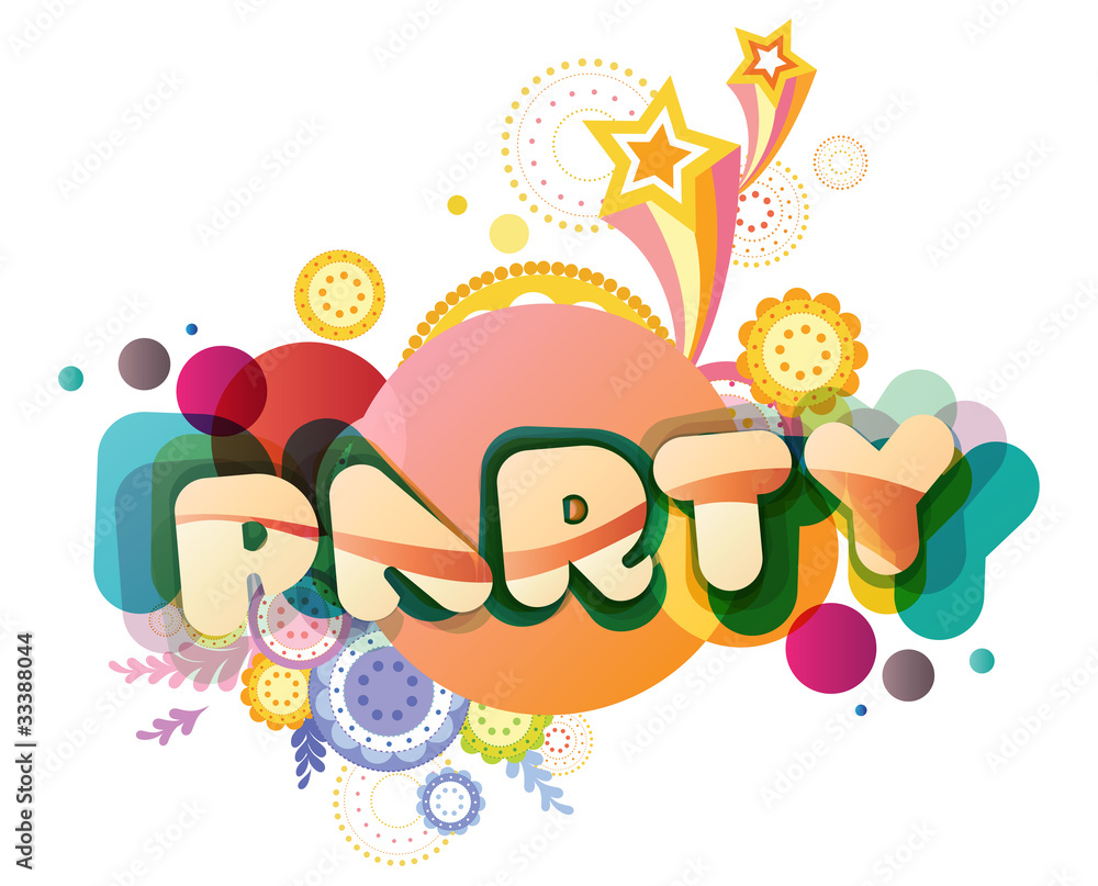 Fototapeta premium Party Illustration