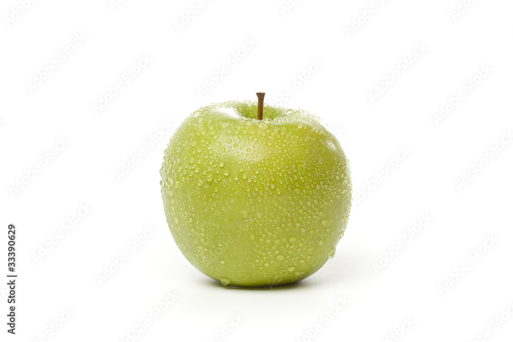 A granny smith apple