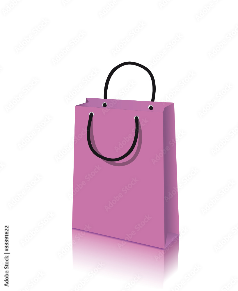 Lila Einkaufstasche Lila Einkaufstasche