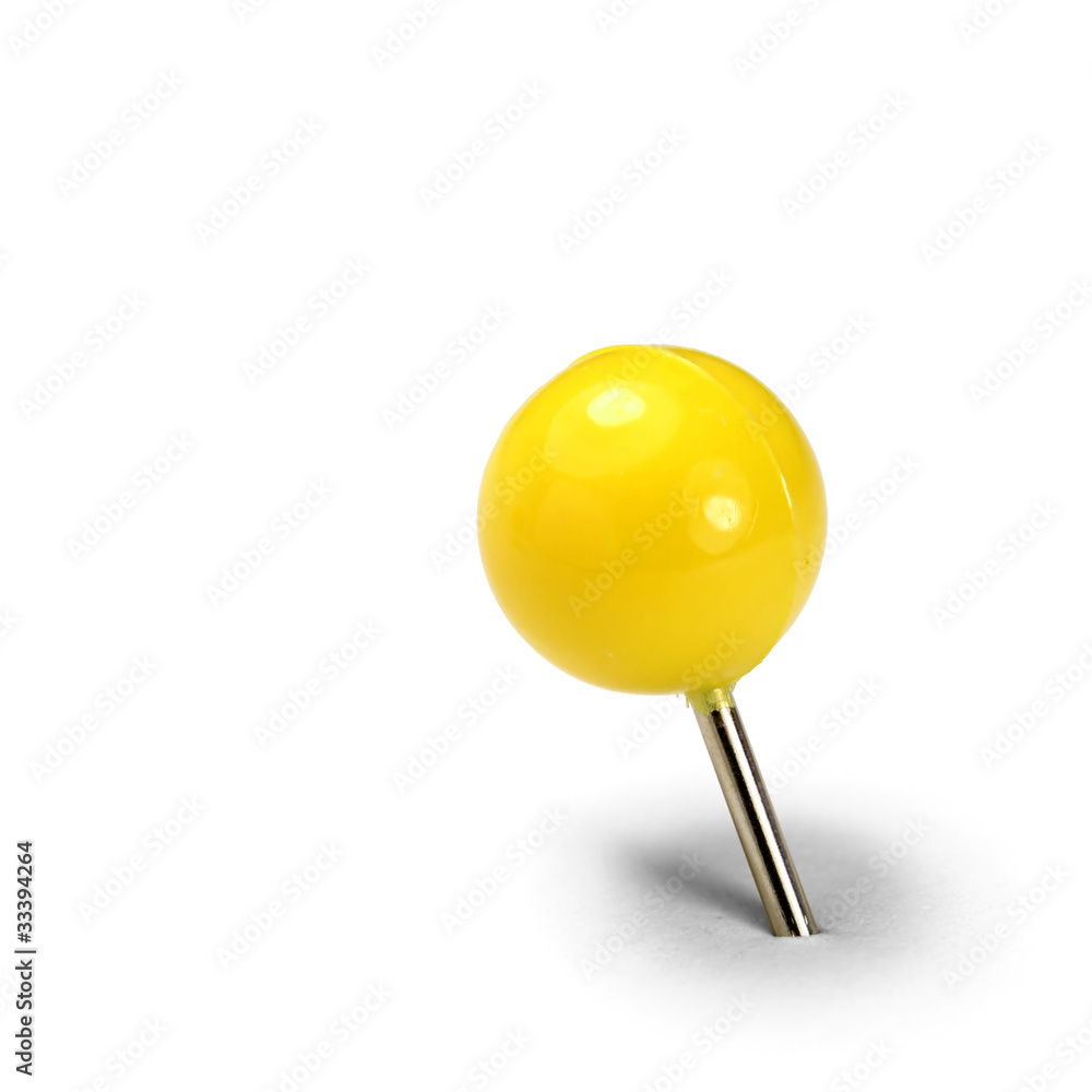 Gelbe Stecknadel Gelbe Stecknadel