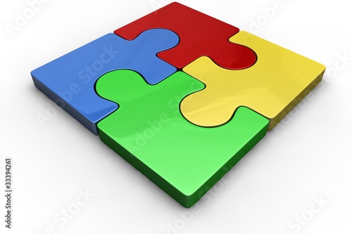 Puzzle-Quadrat