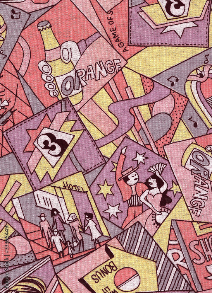 Obraz premium Fond année 60.