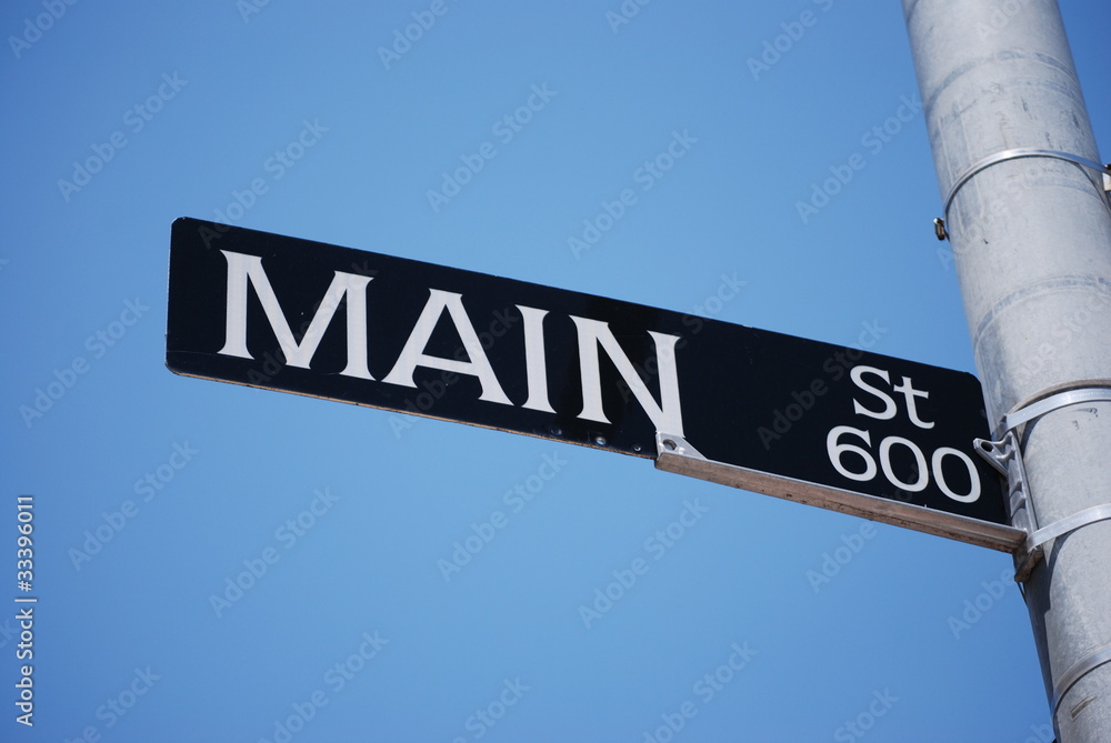 Fototapeta premium Main Street Sign
