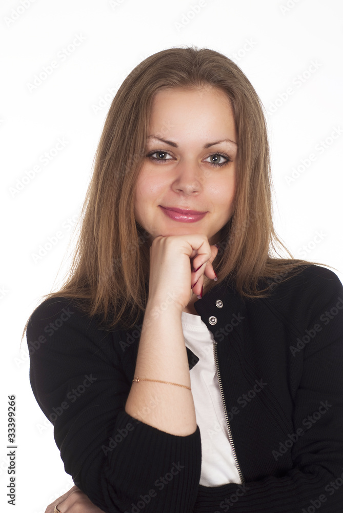 smart girl portrait smart girl portrait