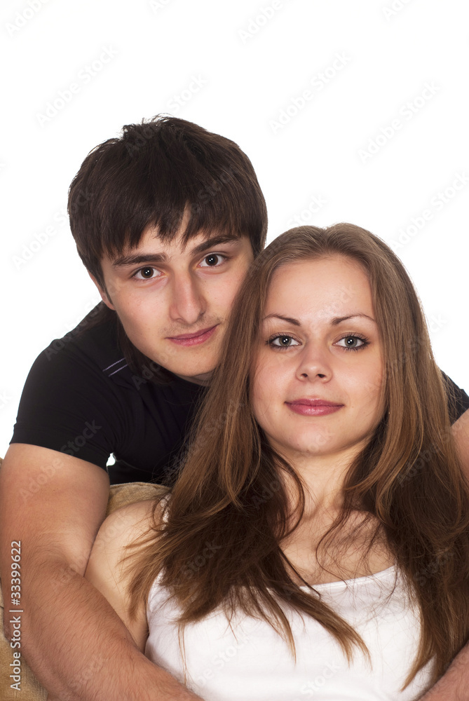 cute girl and boy