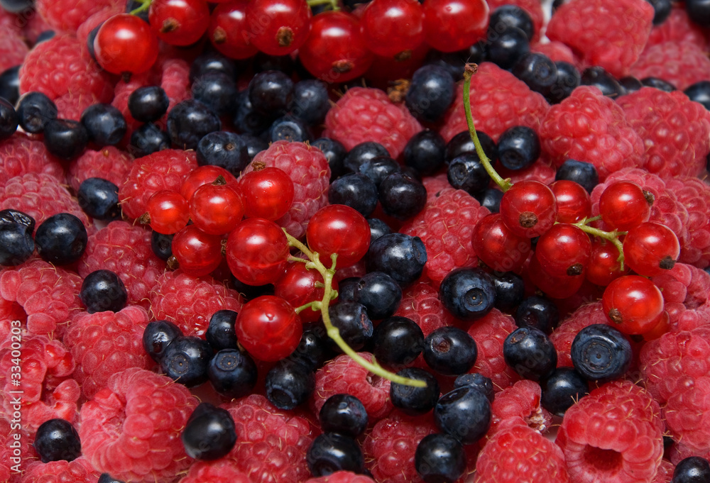 Assorted fresh berries