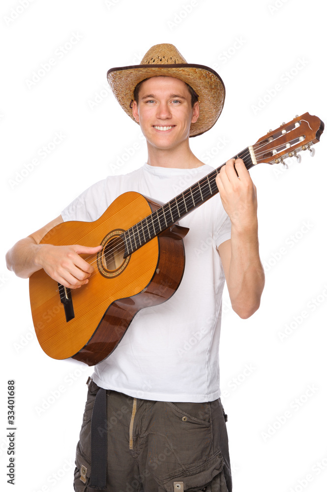 Obraz premium Man with guitar