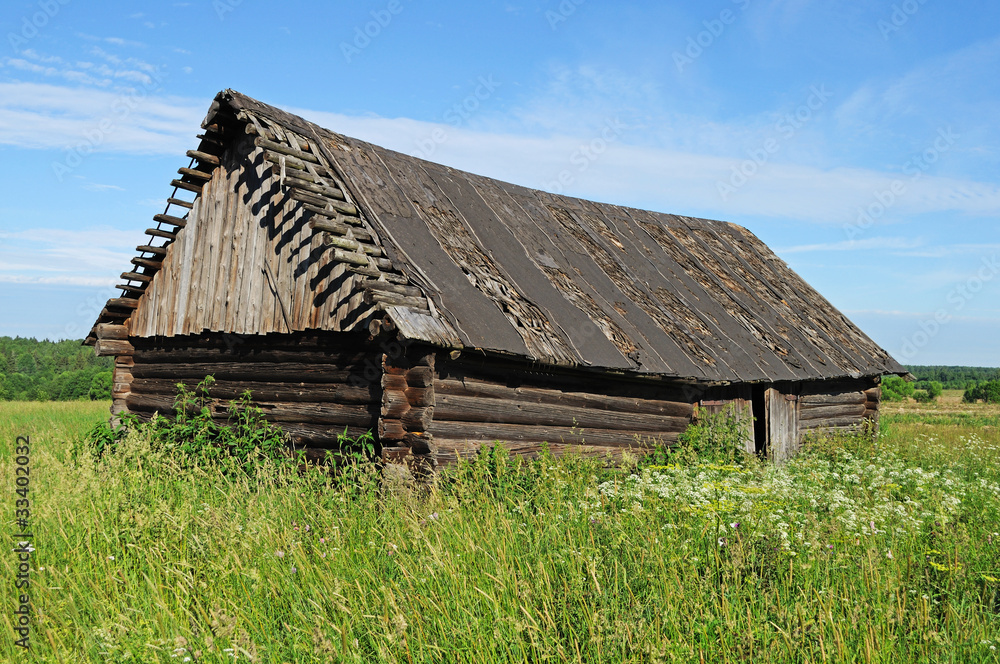 Old abandoned wooden barn Old abandoned wooden barn