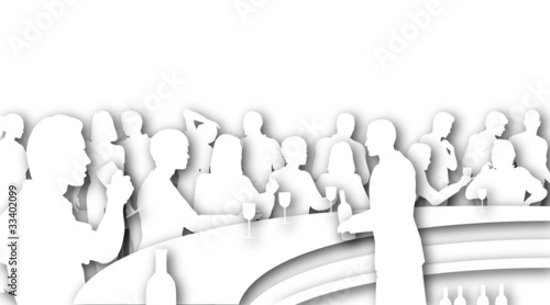 Canvas Print Bar cutout