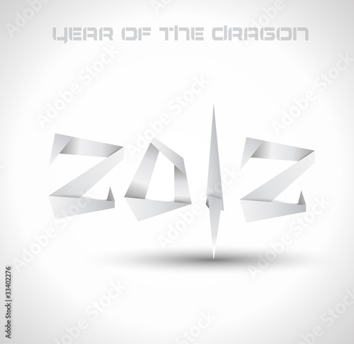 2012 Year of the Dragon backgroud.