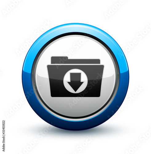 icône dossier téléchargement