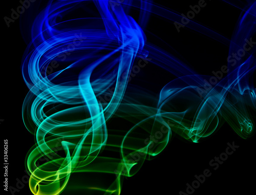 abstract colored smoke