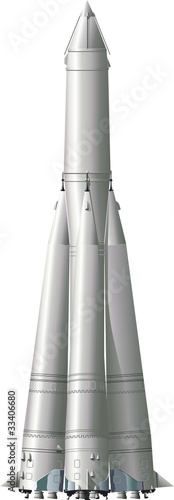 Vector first space rocket with first satellite