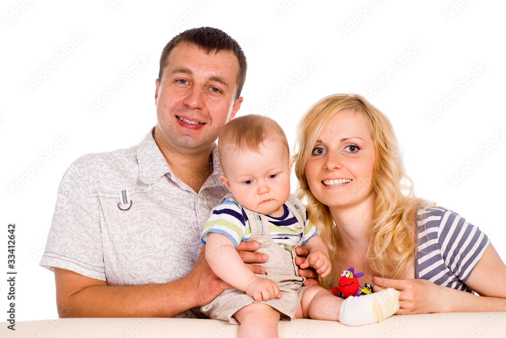 happy family of a three happy family of a three