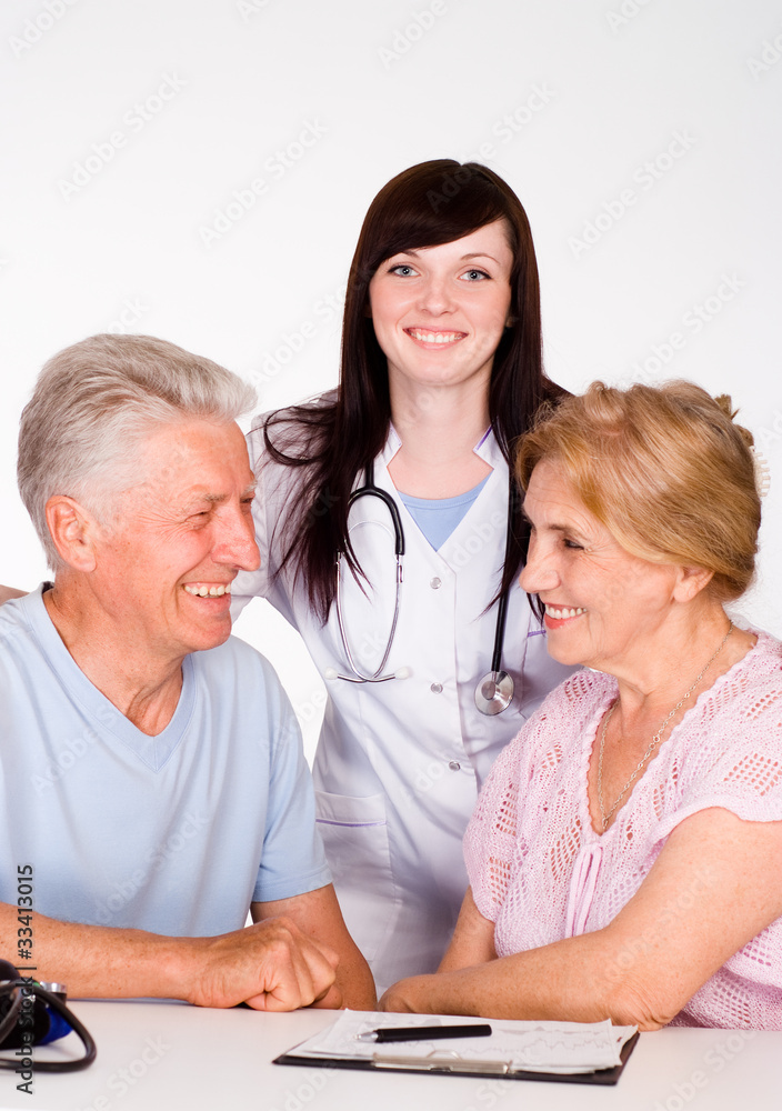 doctor with patients doctor with patients