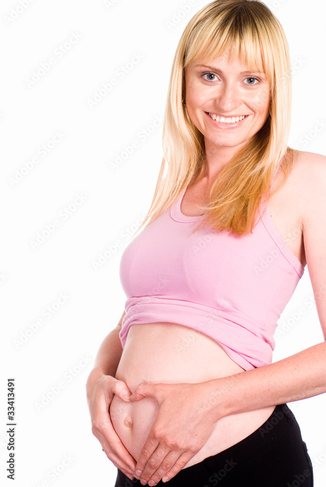 healthy pregnant woman healthy pregnant woman