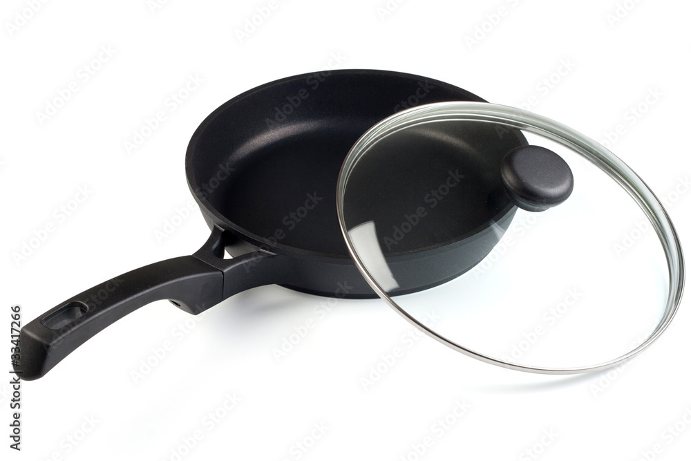 Frying pan isolated on white background Frying pan isolated on white background