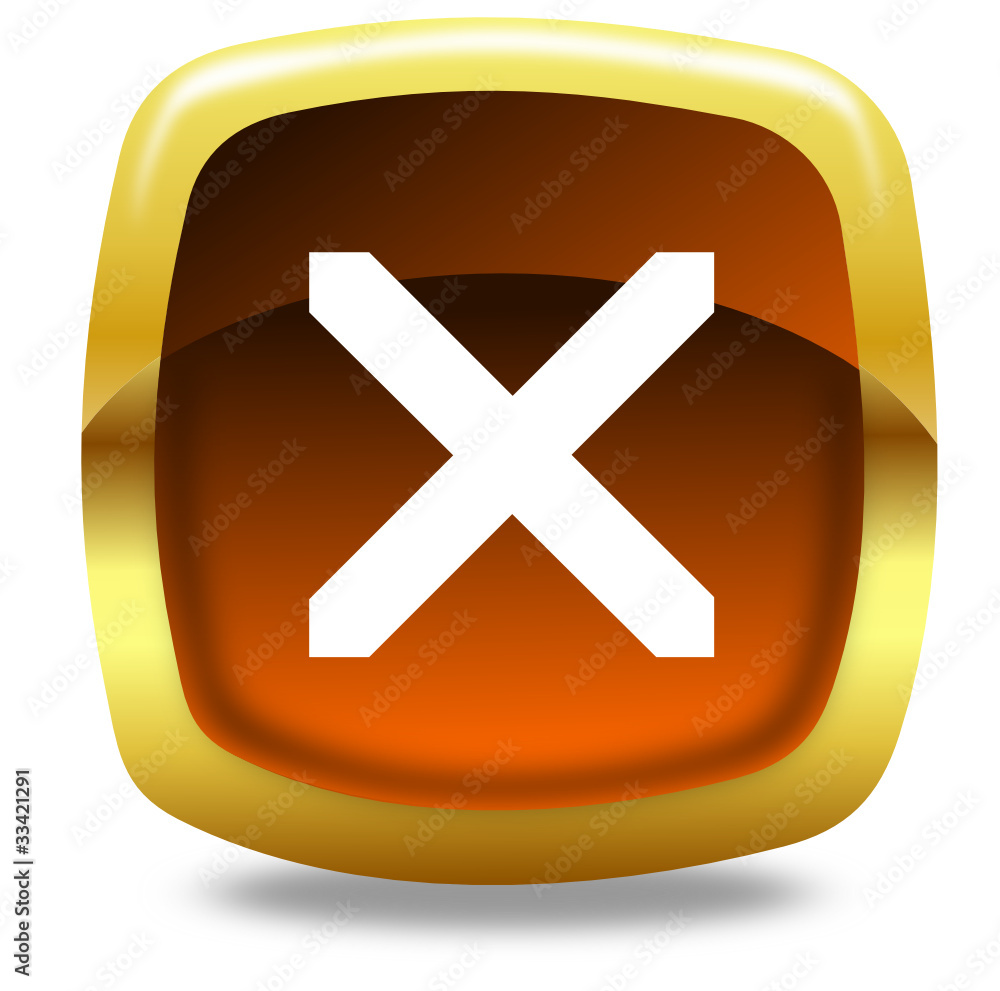 Obraz premium Cancel button