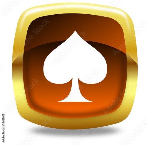 Card symbol button