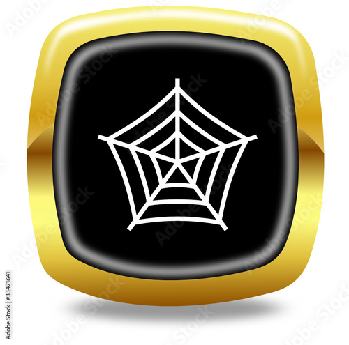 Spider web button