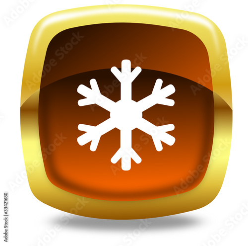 Snowflake button