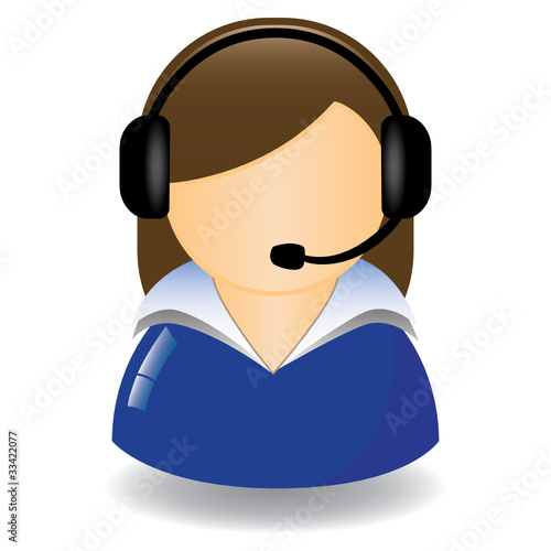 SUPPORT WOMAN EARPHONE