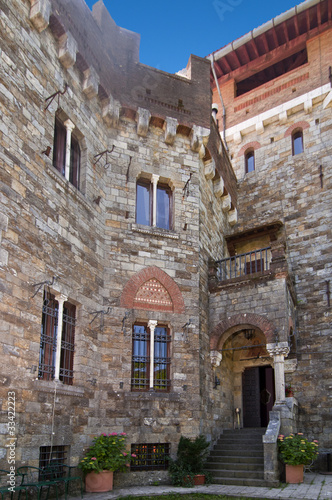 Fototapeta Naklejka Na Ścianę i Meble -  Detail of an ancient castle