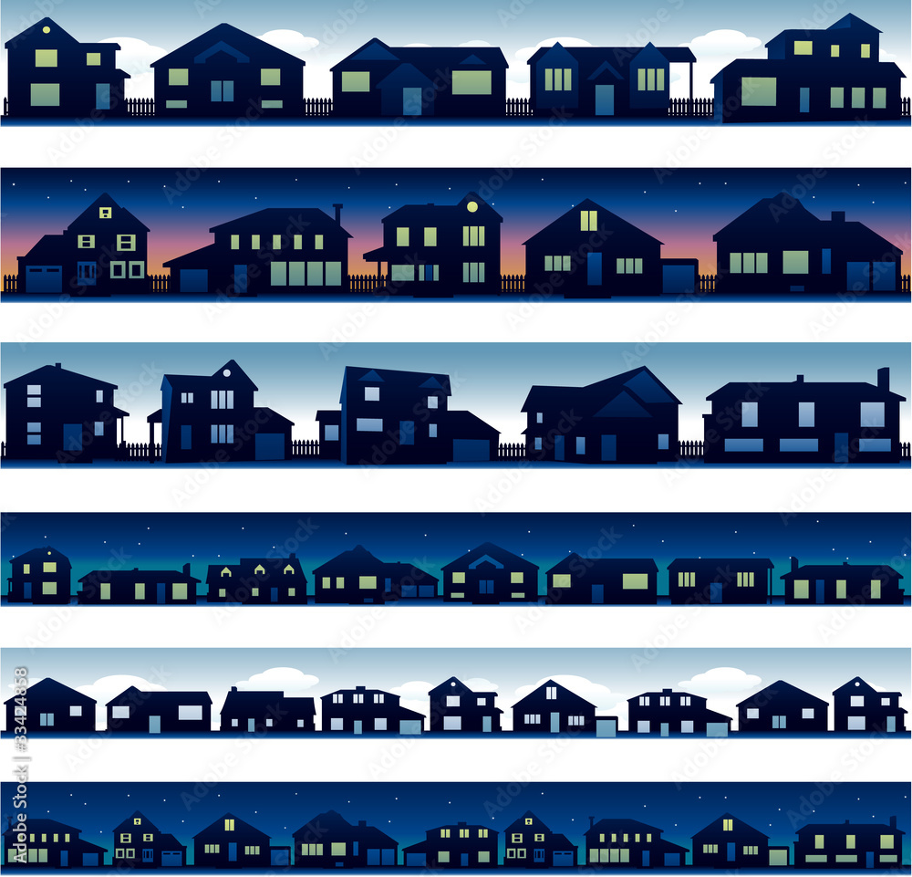 Obraz premium City landscape background