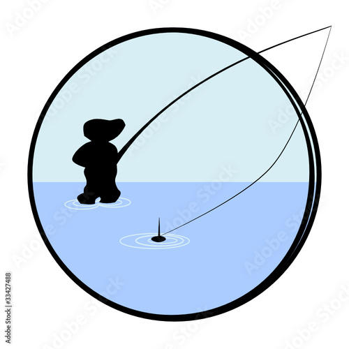 Sicker with a fisherman