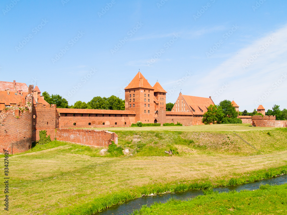 medieval castle in Malbork