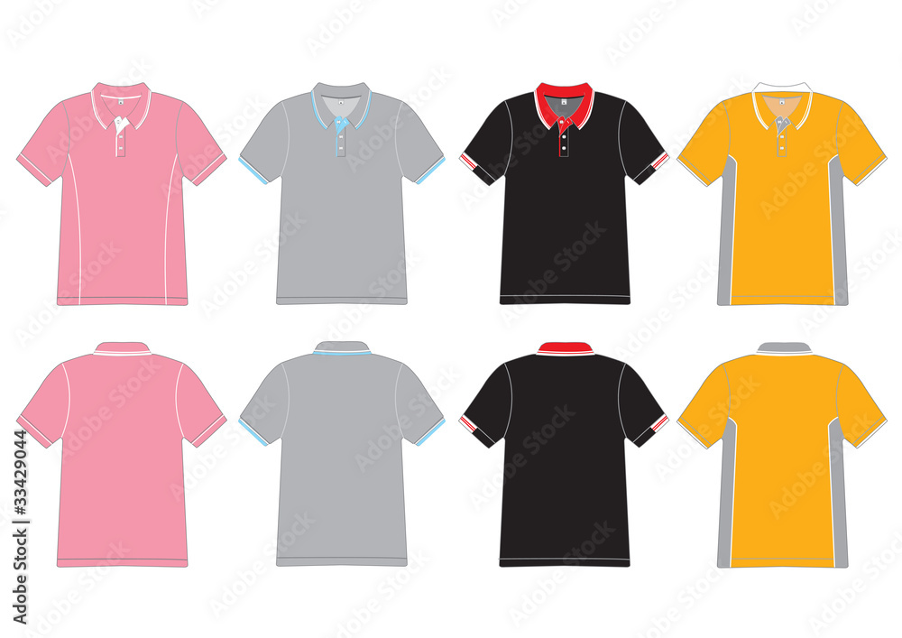 polo shirt design Vector template polo shirt design Vector template