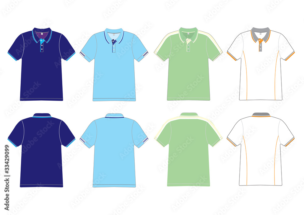 polo shirt design Vector template polo shirt design Vector template