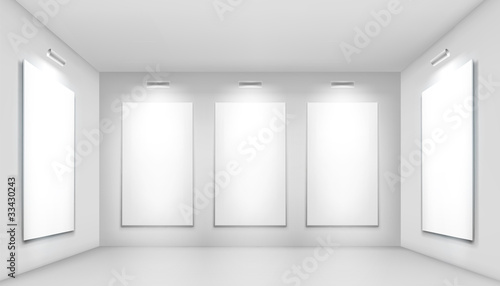 Art gallery. Vector illustration.