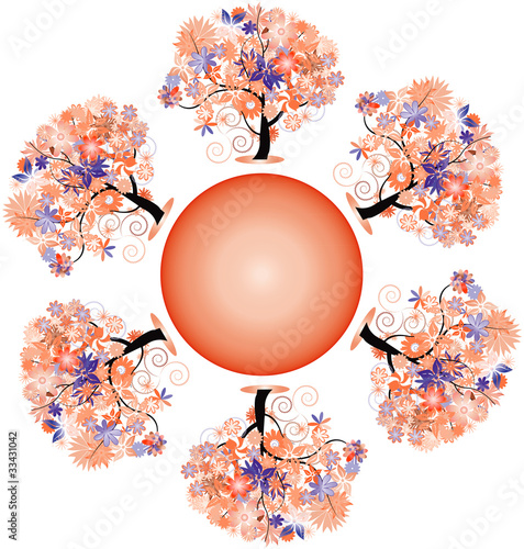 Floral tree