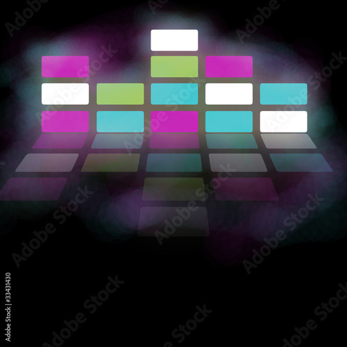 Retro Synthesizer Wallpaper, Hintergrund