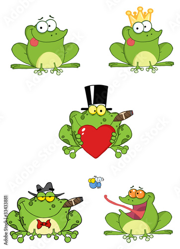 Cartoon Frogs-Vector Collection