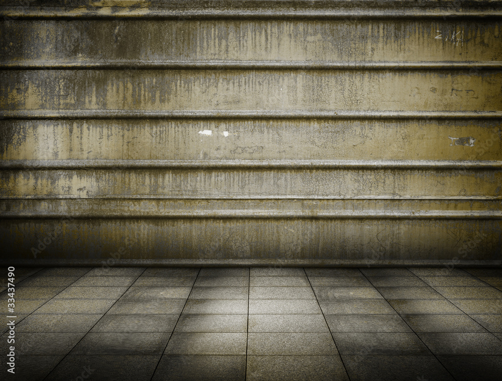 metallic interior metallic interior
