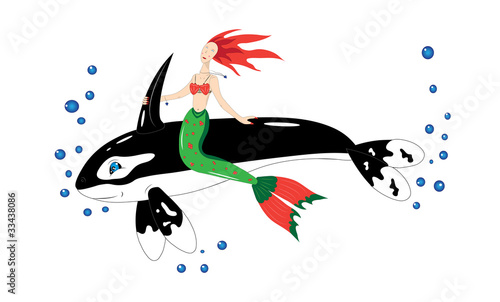 Whale the murderer and the mermaid.