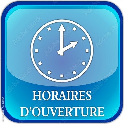bouton horaires d'ouverture
