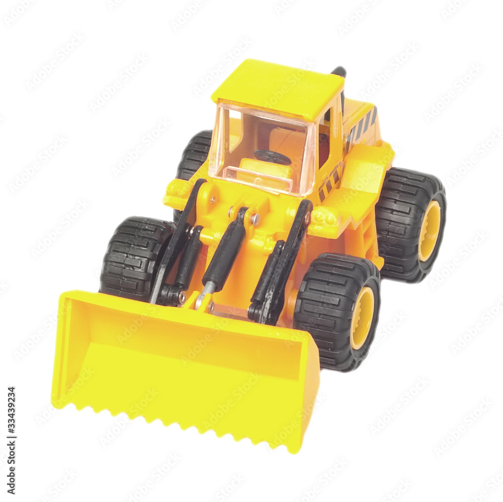 Fototapeta premium bulldozer isolated