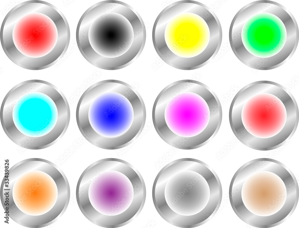 The set of web buttons