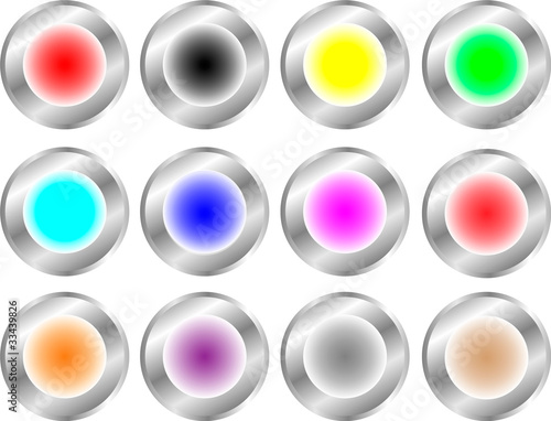 The set of web buttons