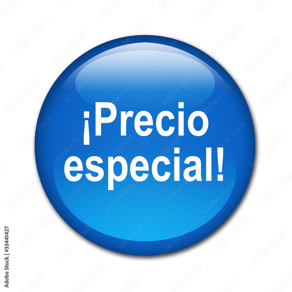 Boton brillante texto ¡Precio especial! Boton brillante texto ¡Precio especial!