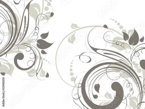 Floral abstract background.