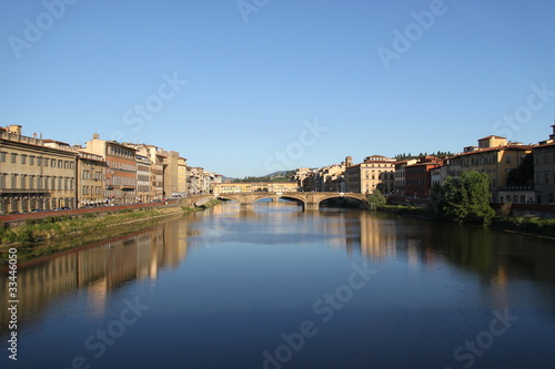 Fleuve Arno à Florence, Italie