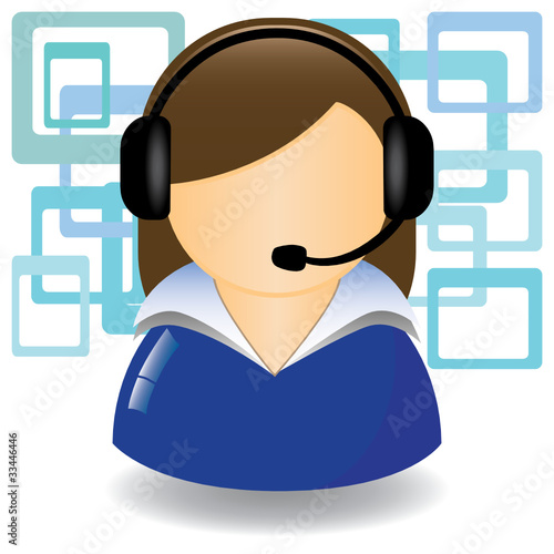 SUPPORT WOMAN EARPHONE BACKGROUND