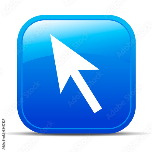 Free Download Pointer Internet button Icon - GFXLoad