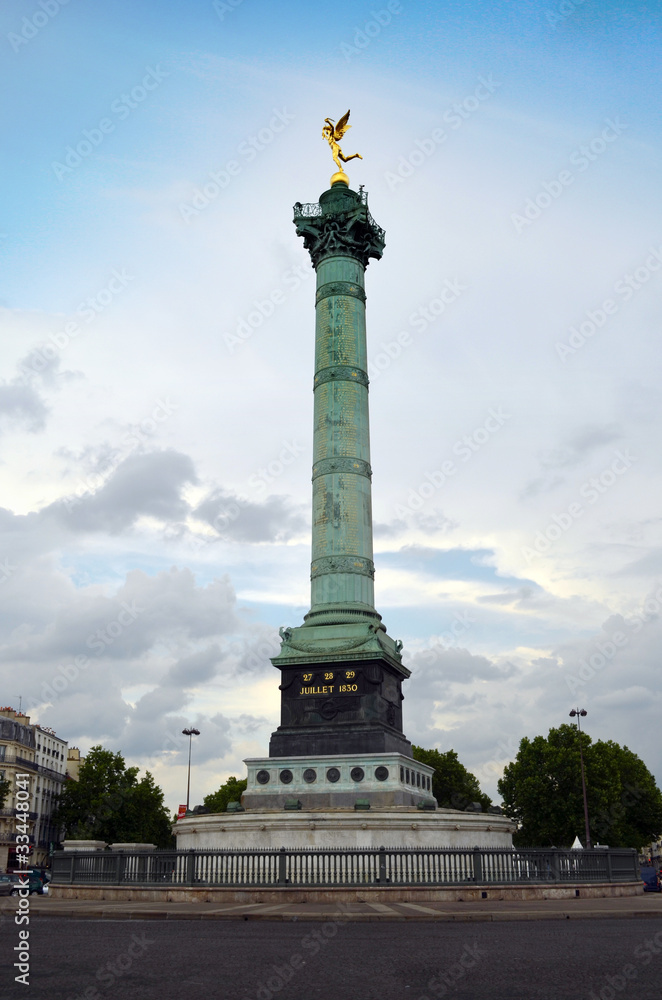 France Paris Bastille Column