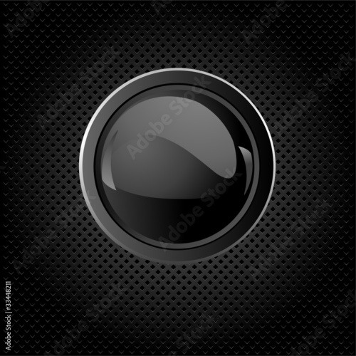 Black background with button
