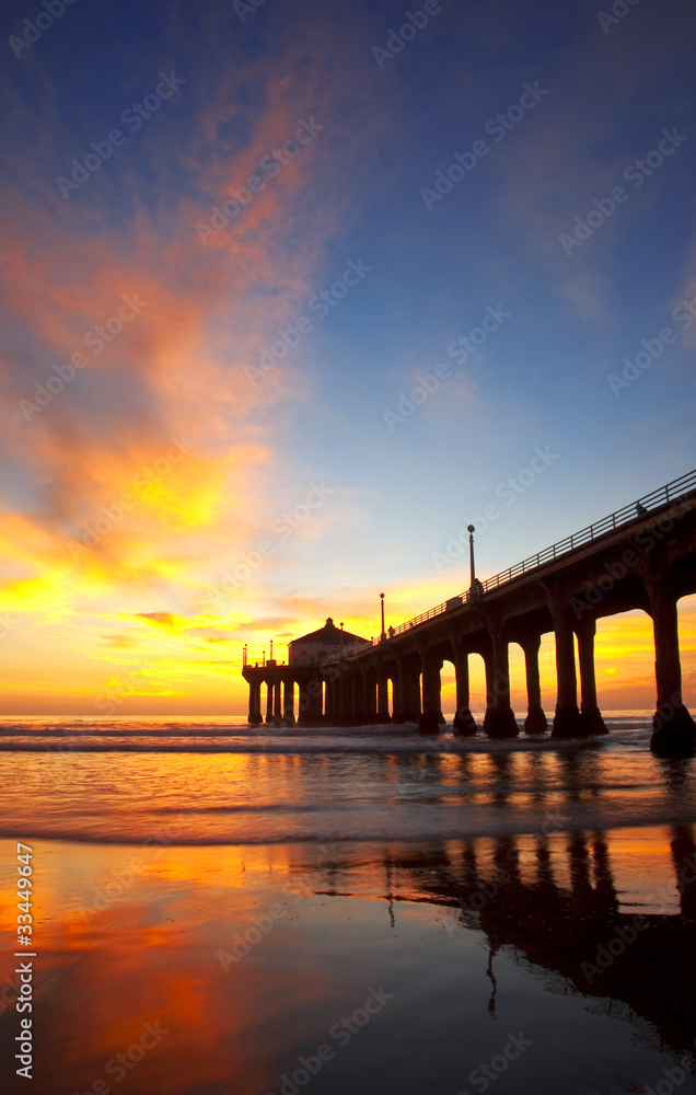 Fototapeta premium Manhattan Beach Pier
